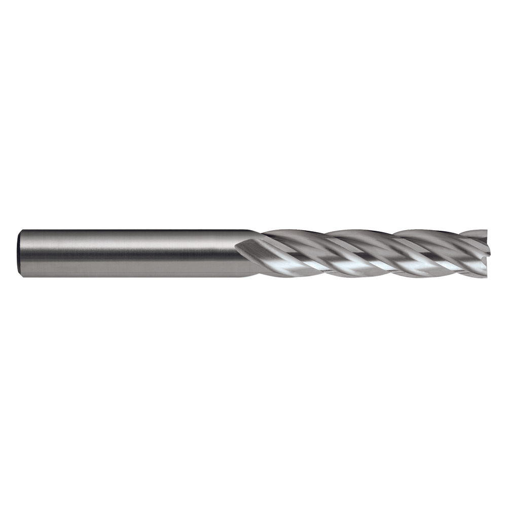 End Mills Metric HSS, Plain Shank Long, Milling Cutters, Cutting Tools Bolts & Industrial Supplies